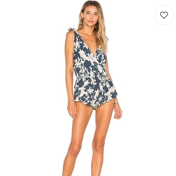 Beach Riot Pants - NWT Beach riot revolve Josephine floral romper L